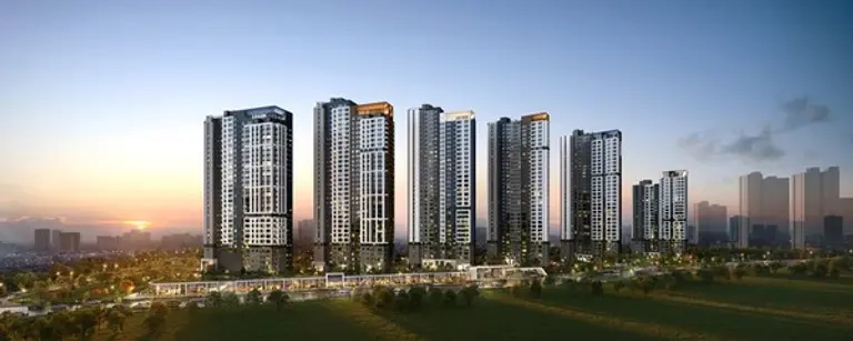 광명 센트럴 아이파크 석양 투시도(자료제공. HDC현대산업개발)