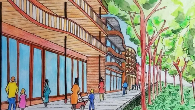  * 나무로 지어지는 주택 지역 디자인. 사진=암스테르담 시청