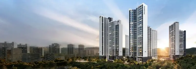 포레나 인천학익 투시도(사진제공. 한화 건설)