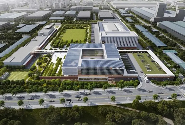 한화시스템 구미 신공장 조감도(사진제공. CJ대한통운 건술부문)