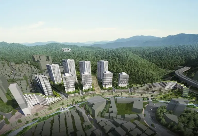 홍은동 8-400일대 신속통합기획 조감도(출처. 서울시)