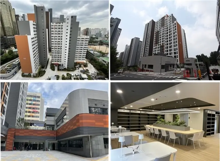 공덕크로시티 전경과 편의시설(사진. 서울시)