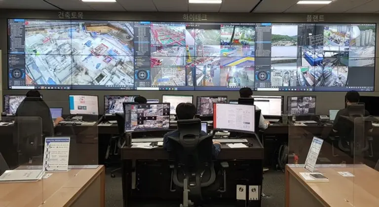 삼성물산 건설현장 동영상 기록 시스템 (출처. 삼성물산)