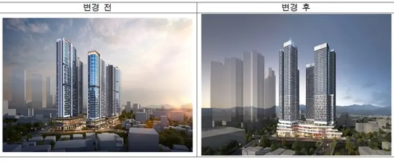 상봉7 재정비촉진구역 투시도(출처. 서울시)