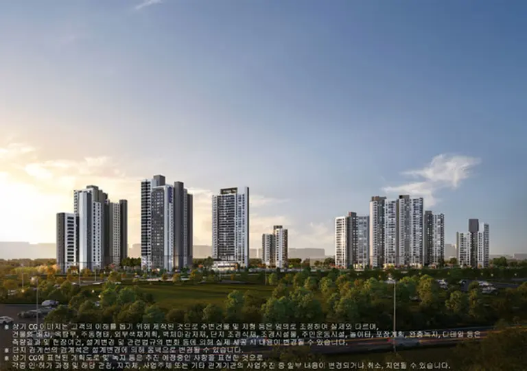 해링턴플레이스 진사 투시도(사진. 효성중공업)