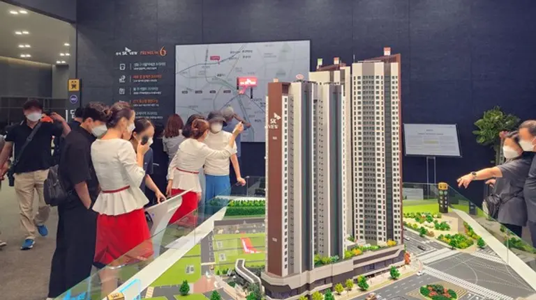 청계 SK뷰 견본주택 내부 모습(사진. SK에코플랜트)