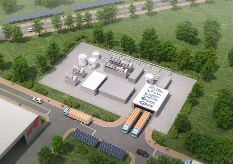 보령 수전해 기반 수소생산기지 조감도 (사진. 현대엔지니어링)