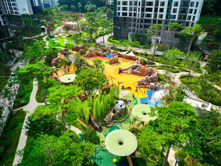 검안역 로열파크시티 2단지 사파리월드 조경 모습 (사진제공. DK아시아)