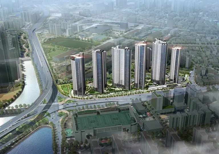 더 비치 푸르지오 써밋 조감도 (사진. 대우건설)