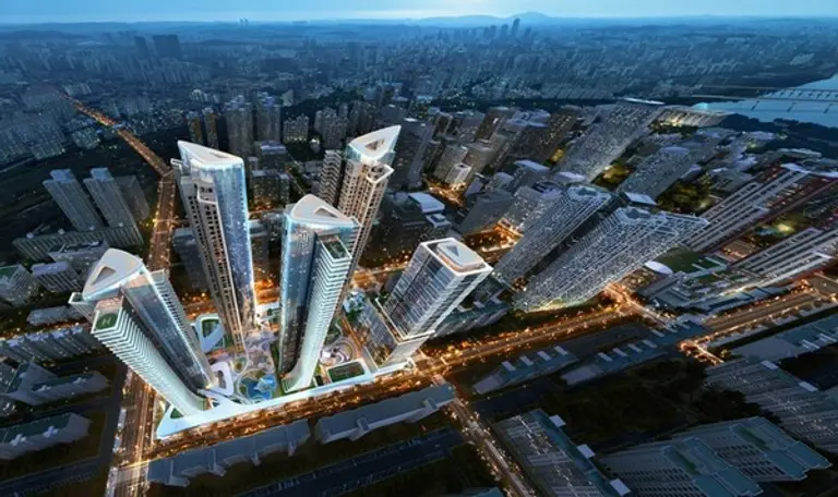 포스코이앤씨가 제안한 여의도 한양아파트 재건축 조감도 (사진제공. 포스코이앤씨)