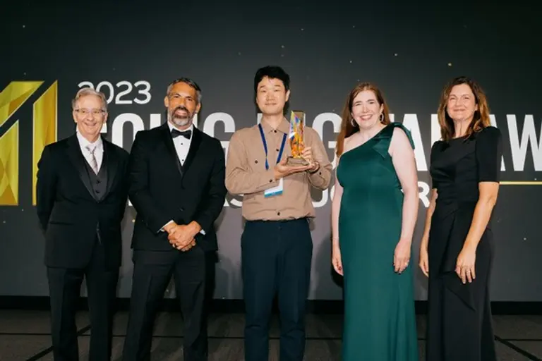 현대엔지니어링이 벤틀리시스템즈가 주최한 GDAI에서 구조공학 부문 우승을 차지했다. (사진제공. 현대엔지니어링)