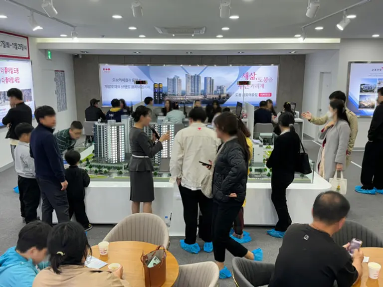 도봉 금호어울림 리버파크 견본주택 내부 모습 (사진. 금호건설)