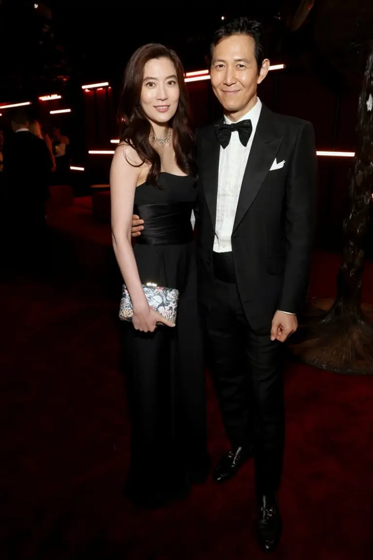 구찌 라크마 갈라쇼에 구찌 블랙룩을 착용한 이정재·임세령 (사진제공. 구찌)