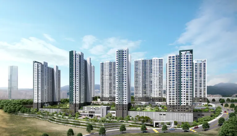 문현 푸르지오 트레시엘 주경투시도 (사진. 대우건설)