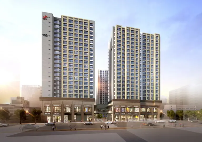 강동역 SK리더스뷰 투시도 (사진. SK에코플랜트)