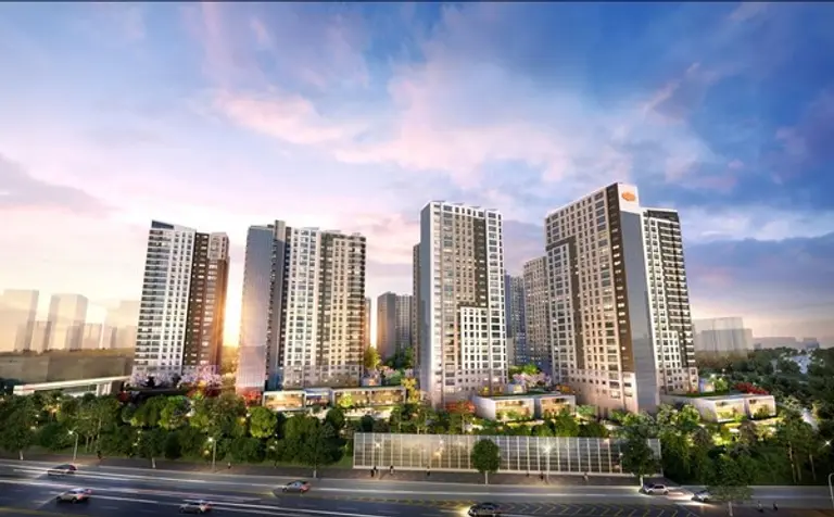 e편한세상 검단 웰카운티 단지 투시도 (사진. DL이앤씨)