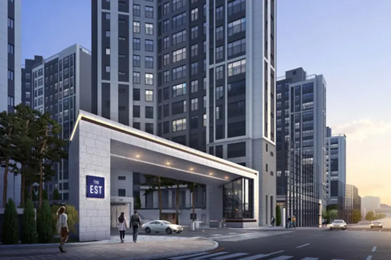 원주 동문 디 이스트’ 문주 모습, 사진= 동문건설