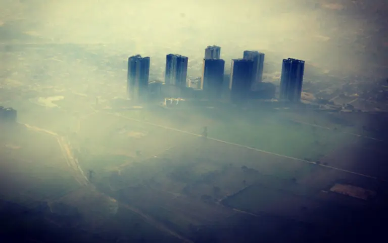  * 델리의 스모그. 사진=픽사베이