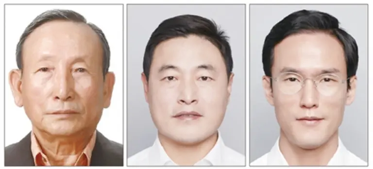 * 왼쪽부터 조양래 명예회장, 장남인 조현식 고문과 차남 조현범 회장.