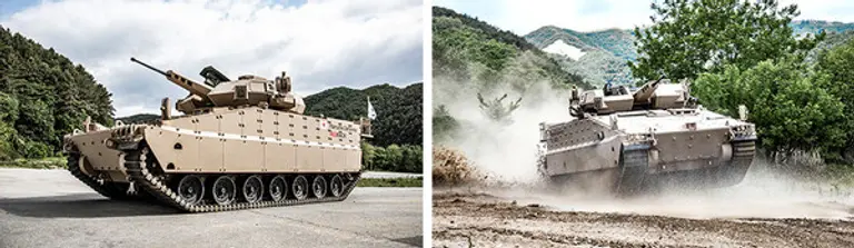 한국군 시범운용 당시 레드백