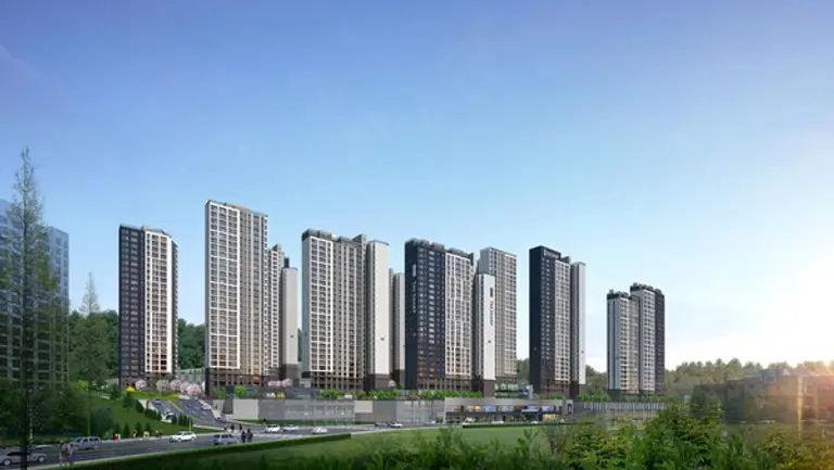 더샵 광양레이크센텀 투시도 (사진. 포스코이앤씨)