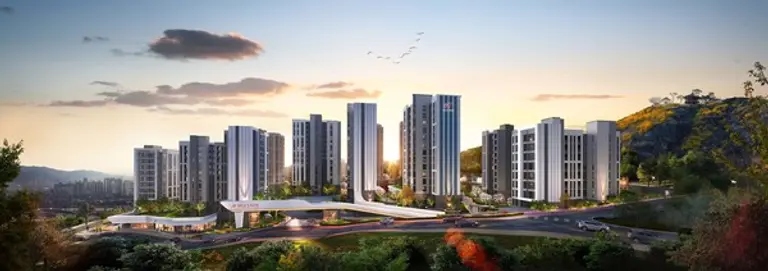 응봉1 주택재건축 투시도 (사진. 현대건설)