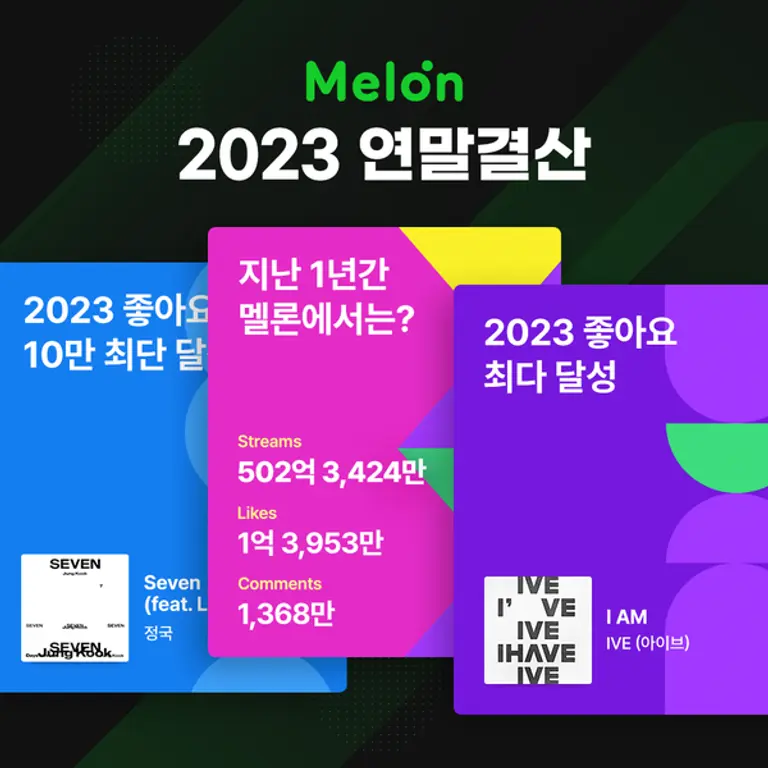 멜론 2023년 연말결산