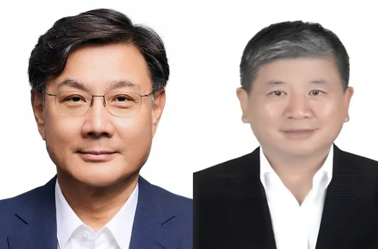 에너지 부문 이왕재 대표(왼쪽)와 건설부문 이종태 영업본부장 (사진제공. 한양)