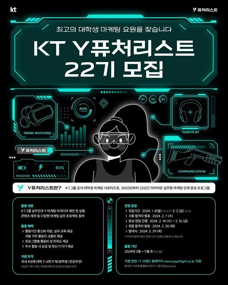 KT, Y퓨처리스트 모집