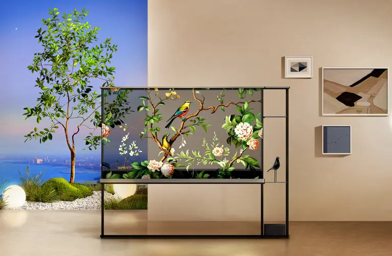 LG전자 무선 투명 올레드 TV