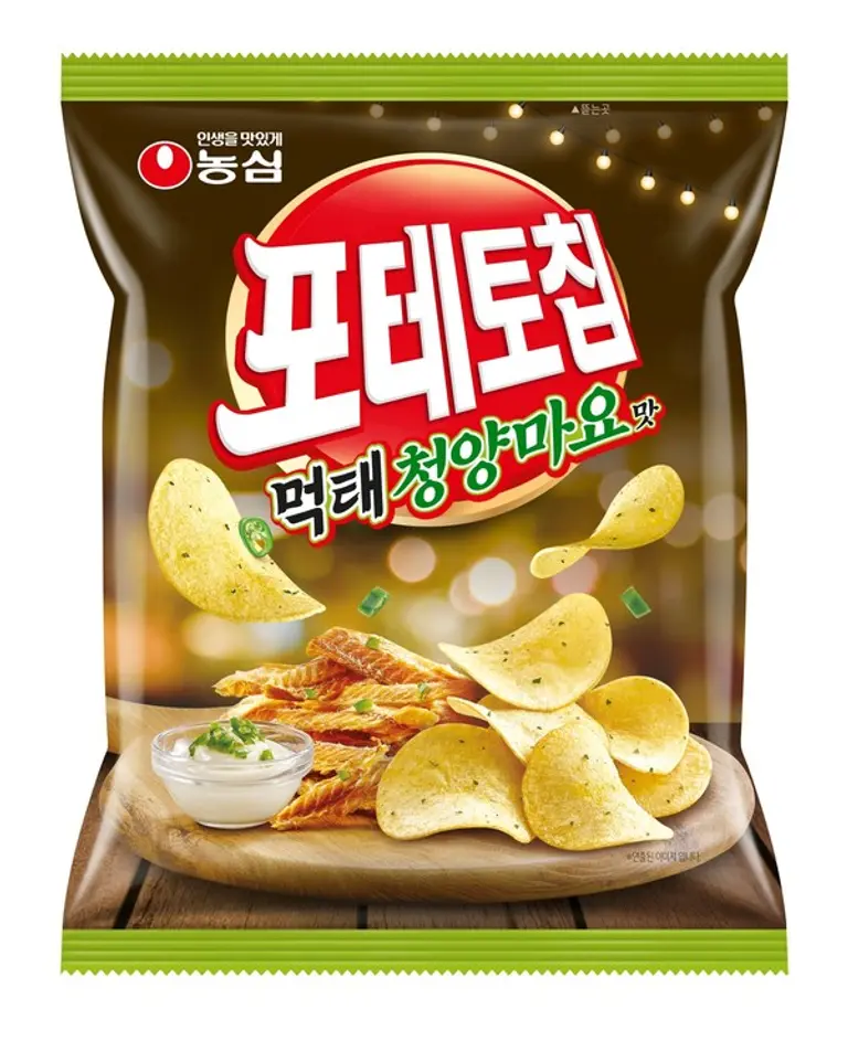 농심, 먹태깡큰사발면·포테토칩 먹태청양마요맛 출시