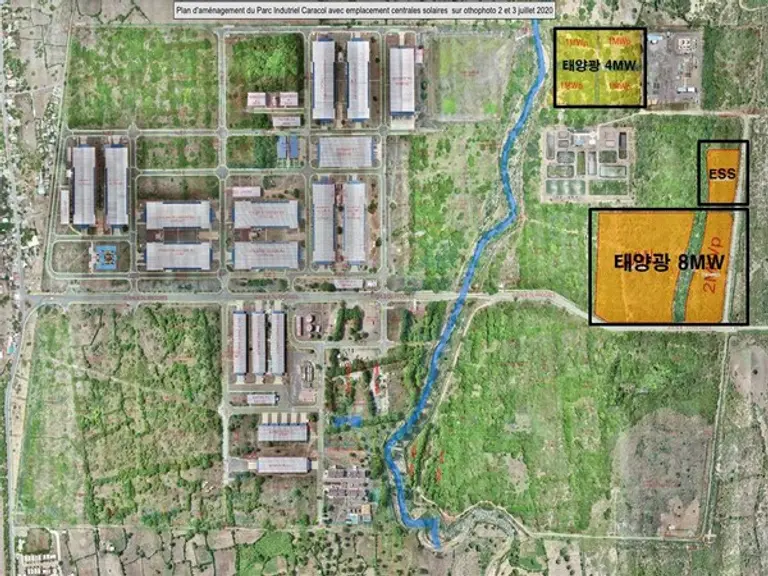 아이티 태양광 발전설비 건설공사 위치도 (사진제공. 쌍용건설)