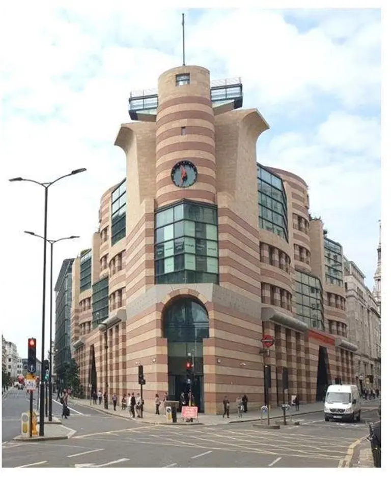 * 영국 I Poultry 빌딩 전경=하나대체운용)