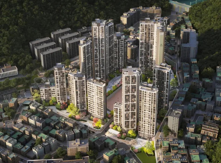 부산 사하구 당리1·2구역과 괴정2·3구역 통합 조감도. (사진제공. HJ중공업)