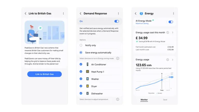 삼성전자 스마트싱스와 브리티시 가스 피크 세이브 연동