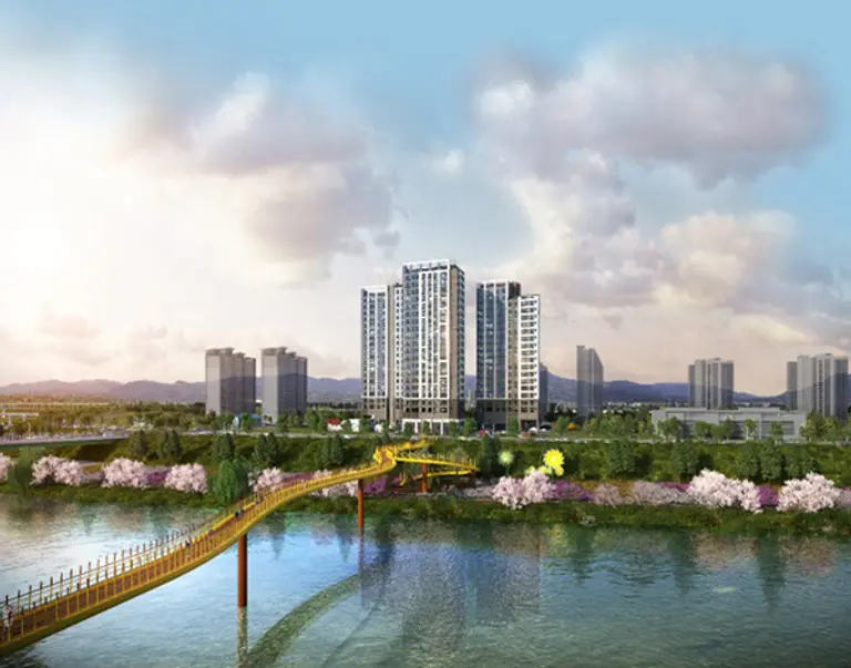 장성 남양휴튼 리버파크 투시도(사진= 남양건설)