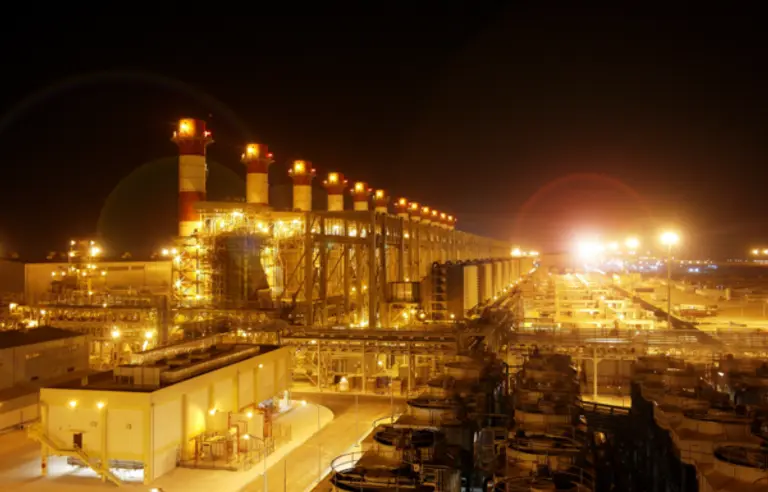 사우디 Qurayyah 복합화력발전 (출처. 삼성물산)