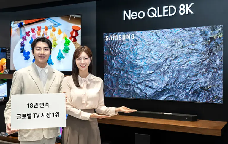 삼성전자, 글로벌 TV 시장 30% 점유…18년 연속 1위 달성