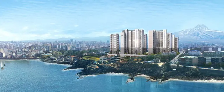 용두암 호반써밋 제주 항공조감도 (사진. 호반건설)