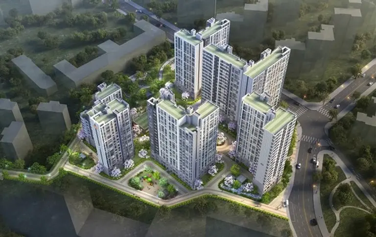  ‘e편한세상 평촌 어반밸리’ 조감도