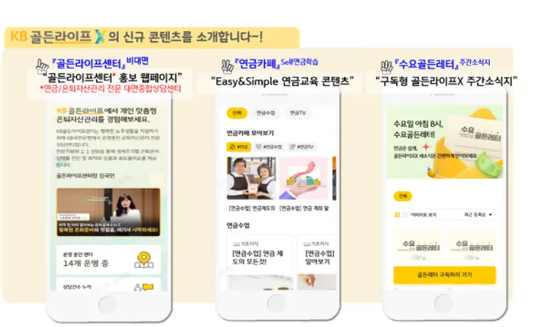 새롭게 단장한 ‘KB골든라이프X’에서 은퇴·노후 준비하자