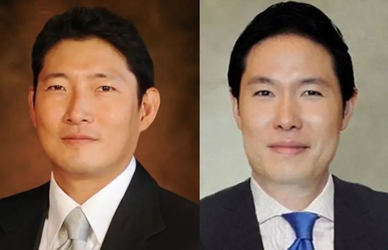 효성 조현준 회장(왼쪽)과 조현상 부회장