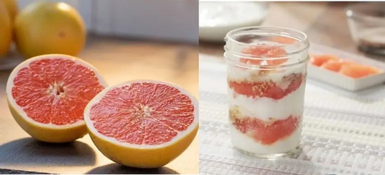 플로리다 자몽(좌), 플로리다 자몽 요거트(우)