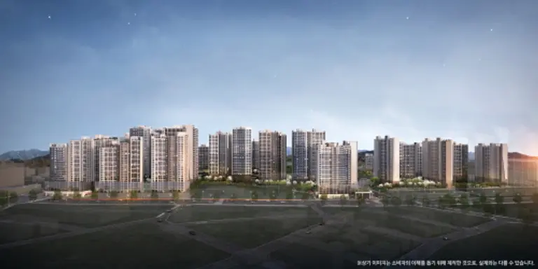 운암자이포레나 퍼스티체 투시도