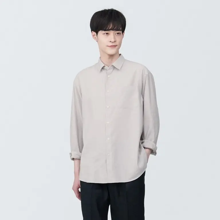  헴프 긴소매 셔츠