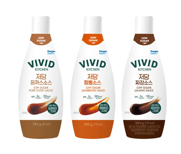 동원홈푸드, 짜장·돈가스 소스 등 비비드키친 저당 소스 3종 출시