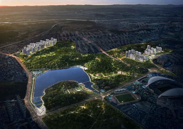 중앙공원 롯데캐슬 시그니처 광역조감도 (사진. 롯데건설)