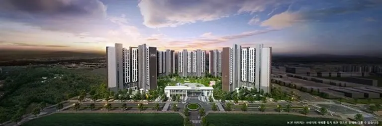 HDC현대산업개발, ‘익산 부송 아이파크’ 투시도