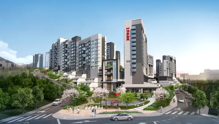 서대문 센트럴 아이파크 투시도 (사진. HDC현대산업개발)