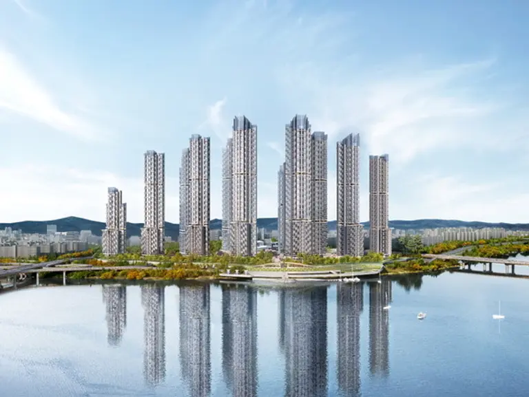 압구정 3구역 설계안 투시도 (사진. 희림종합건축사무소)